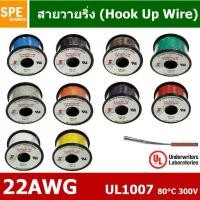 ราคา HK-22-1007-100 สายไฟเดี่ยว แกนฝอย 22AWG UL1007 80°C 300V 30M (100ft), สายไวริ่ง Hook Up Wire สายไฟอ่อน เส้นฝอย สีเงิน ชุบนิกเกิล Nickel Plate UL1007 เบอร์ 22AWG ยาว 100ft / 30m ต (1729666457183881807)