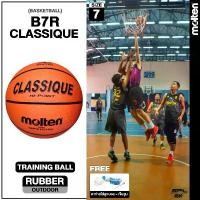 ราคา MOLTEN ลูกบาส บาสเกตบอลยาง Basketball RB th B7R Classique (450) แถมฟรี ตาข่ายใส่ลูกบอล+เข็มสูบ ขายร้อน Sport ออกกำลังกาย กีฬา (1731735722785213088)