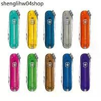 ราคา Victorinox Classic SD Transparent มีดพับสวิส มีดสวิส Classic Pocket Knife in Bold, Vivid Colors (0.6223.T) (1731188172292326808)