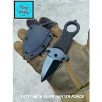 ราคา จัดส่งฟรี กทม TK787 มีดคารัมบิต มีดห้อยคอ NECK KNIFE HUNTER FORCE มีดพับคารัมบิตใบตายสองคม (1731916975897937661)