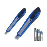 ราคา Bantex คัตเตอร์ มีดคัตเตอร์ คัตเตอร์ปลายแหลม 9 / 18mm สีฟ้า ใบมีดคม มีดคัตเตอร์โลหะผสมเหล็ก Cutter Knife (1732075867527678063)