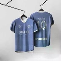 ราคา เสื้อยืด Sporter Jersey เสื้อยืดประเทศไทย Viral Custom Custom Jersey Ootd Collar Tiktok Ootd Retro Collar Jersey คอตั้ง พลัสไซส์ ผู้ชาย ผู้หญิง (1732263527120864434)