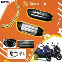 ราคา คอท่อ GPX Drone วัสดุแสตนเลสเกรด304 + ปลายท่อ SG ยาว 17 นิ้ว ตัวอ้วน ฟรีแคทลดเสียง (1731681480955299143)