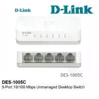 ราคา SWITCH HUB (สวิตซ์ฮับ) D-LINK (DES-1005C) 5-Port 10/100 Mbps Unmanaged Desktop Switch ขาย (1732384027148059964)