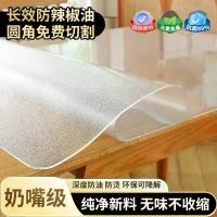 ราคา ผ้าปูโต๊ะ, วัสดุพีวีซี, กระจกนิ่มหนา, เหมาะสำหรับโต๊ะอาหารและโต๊ะน้ำชา, กันน้ำ, กันน้ำมัน, และทนความร้อน, แผ่นรองป้องกันด desktop โปร่งใสสี่เหลี่ยม, 2024 (1731649648206121333)