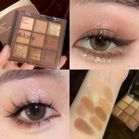 ราคา Dikalu eyeshadow พาเลทอายแชโดว์ทาตา 9 สี น้อนช็อคโกแลต อายแชโดว์เกาหลีตัวดัง เนื้อใยใหม ประกายชิมเมอร์ กลิตเตอร์วิบวับ โทนสีน้ำตาล นู้ด สีชัดสวยละมุนติดทน กันน้ำ กันเหงื่อ (1732146040186177755)