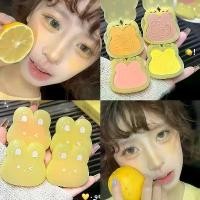 ราคา อายแชโดว์และบลัชออนแบบใช้คู่ เนื้อเนียนนุ่ม ระยิบระยับ เฉดสีส้ม judy doll odbo อายแชโดว์ 4 อายแชโดว์ sivanna ของ แท้ red chamber eyeshadow (1732129209255560470)