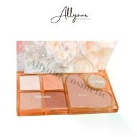 ราคา (ของแท้) อายแชโดว์ Gina Glam Flowing Star Glitter 6 color Eyeshadow ทาตาเนื้อเนียน สีสวย G09 (1730585101765151312)