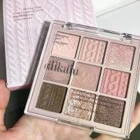 ราคา Dikalu eyeshadow (DKL901) อายแชโดว์พาเลท 9 สี โทนสีน้ำตาล ชมพูตุ่นนู้ด อายแชโดว์เนื้อแมท เนื้อใยไหม ประกายชิมเมอร์วิ้งๆ สีสวยชัด ติดแน่น ติดทน กันน้ำ (1729624812988631939)