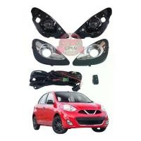 ราคา nshey shhsop COD ไฟตัดหมอก สปอร์ทไลท์ NISSAN MARCH PROJECTOR นิสสัน มาร์ช โปรเจคเตอร์ 2013 - 2018 (1732120147202245643)