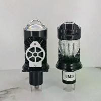 ราคา สินค้าจัดส่งในไทย ไฟหน้ามอเตอร์ไซค์และรถยนต์ LED ขั้ว H4 ปลั๊กสามขา หลอดไฟแสงขาว แสงมีคัทออฟ mini projector มีพัดลมระบายความร้อนในตัว (1732274796297554916)