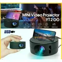 ราคา โปรเจ็กเตอร์ YT200 ขนาดมินิ เข้ากันได้กับ iPhone และ iPad โปรเจ็กเตอร์ WiFi แบบพกพา พร้อมพอร์ต USB เหมาะสำหรับการตั้งแคมป์และห้องเรียน จอ LCD เครื่อง ฉายหนัง เชื่อม โทรศัพท์ hy320 projector (173189393