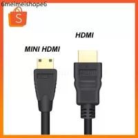 ราคา Mini HDMI to HDMI Cable male to male 1080p 3D High speed Gold Plated Plug Mini HDMI to HDMI Cable for Projector Notebook (1732224331240015241)