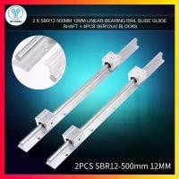 ราคา roam shop-【ของต้องซื้อ】2PCS SBR12-500mm 12MM รางแบริ่งเชิงเส้นสไลด์คู่มือเพลา + 4Pcs SBR12UU Blocks Linear Bearing Rail Slide Guide Shaft (1731064270122814109)