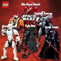 ราคา พร้อมส่งจากไทย KSZ ชุด ตัวต่อ star wars figure สตาร์วอร์ บล็อคตัวต่อ starwars ข้อต่อขยับได้ (Darth Vader Anakin Skywalker Finn Stormtrooper Kylo Ren)Building Blocks (1731852336862365316)