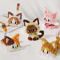 ราคา Sales 150-30 Cute Cat Building Block บล็อคตัวต่ออนุภาคขนาดเล็ก, เข้ากันได้กับเลโก้, การออกแบบแมวกริ๊ง, สยามลูกแมว, ของเล่นเพื่อการพักผ่อาน่ารัก, จุดเลโก้ เลโก้ ร้าน (1730722734883244858)