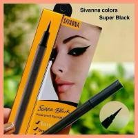 ราคา EP030 อายไลเนอร์ เมจิก กันน้ำ Sivanna Colors super black eyeliner (1731667205026776769)
