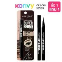 ราคา Lifeford Paris Extreme Eyeliner Super 0.5ml #Brown Big Eye เครื่องสำอาง สำหรับตกแต่งดวงตา อายไลน์เนอร์ ซื้อ1แถม1 (1729428711038880247)