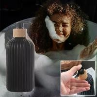 ราคา เครื่องจ่ายสบู่เหลวแบบพกพา ความจุ 500 มล. พร้อมปั๊ม รีฟิล ขวดสบู่เหลว กันน้ำ โถเก็บเปล่า เหมาะสำหรับสบู่ล้างมือ ครีมนวดผม และอื่นๆ (1732376616711717984)