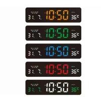 ราคา [พร้อมส่ง] นาฬิกาดิจิตอล (HB808) 34x9x3cm นาฬิกา ตั้งโต๊ะ LED DIGITAL CLOCK นาฬิกาแขวน นาฬิกาตั้งโต๊ะ (1732421214878402011)