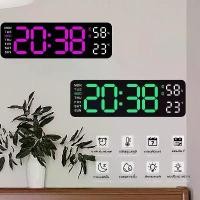 ราคา [ส่งฟรี] [พร้อมส่ง] นาฬิกาดิจิตอลติดผนัง นาฬิกาแขวนผนัง LED DIGITAL CLOCK Led แสดงวันที่ อุณหภูมิ ขนาดใหญ่ ล ร์พร้อมสายชาท (1732447478358378012)