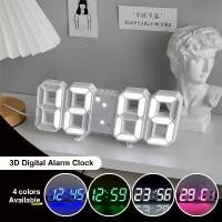 ราคา พร้อมส่ง นาฬิกาตั้งโต๊ะ แขวนผนัง 3D LED Digital Wall Clock มีให้เลือก นาฬิกาตั้งโต๊ะอิเล็กทรอนิกส์ปรับความสว่างได้ในโหมดกลางคืน (1732227401518581175)