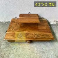 ราคา CR.W หิ้งพระติดผนังงานไม้สัก หิ้งพระบูชา ขนาด 40*30 ซม. หิ้งวางพระ สีเคลือบเงา Buddha shelf. แขวน แขวน (1730891548787640519)