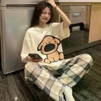 ราคา Women's Pajamas Short Sleeve T-Shirt Summer Cartoon Cute 2025 New Spring Summer Fashion Trend beming bkk คาร์ดิแกน (1731866712149034309)