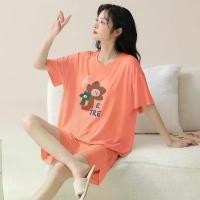 ราคา ชุดนอนลายการ์ตูนแขนสั้นขาสั้น ชุดนอนผู้หญิง ชุดนอนลายการ์ตูน ชุดนอนผ้าคอตตอน Women Pajamas PS0124 (1731606823992001550)