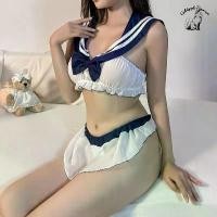 ราคา Pajamas~ ชุดเซ็กซี่ชุดคอสเพลย์ ชุดนอนเซ็กซี่ ชุดนักเรียนหญิงญี่ปุ่น ซีทรู กางเกงในเซ็กซี่ H9519 ชุดนอนไม่ได้นอน (1732058494664672425)