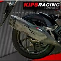 ราคา แพ็คเกจ 2 ชิ้น CARBON PCX 160 SHIELD MONCONG KIPS RACING ZT ️Pcx 160 vario 160 ฝาครอบท่อไอเสีย sout แพคเกจ KIPS RACING 2 PCS END ท่อไอเสีย pcx 160 คาร์บอน variation pcx 160 ฝาครอ (1732399469310411778)