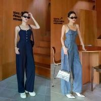 ราคา (ลด 30% เหลือ 441) Simplestyle.byd Denim Jumpsuit จั้มสูทยีนส์ ชุดยีนส์ สายเดี่ยวยีนส์ (1732233953033094477)
