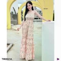 ราคา The Perfect Ladies ชุดจั๊มสูท JUMPSUIT ชุดจั้มสูท เกาะอกลายดอกเดซี่ทั้งตัว .. สีชมพู (1729949175560440258)