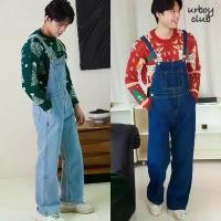 ราคา Urboyclub - Jean jumpsuit เอี๊ยมยีนส์ขายาวผู้ชาย จั๊มสูทยีนส์ขายาวทรงหมี เอี๊ยมหมีผู้ชาย สินค้าแนะนำ (1731970722504148529)