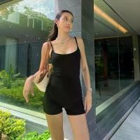 ราคา Jumpsuit tanky จั๊มสูทสายเดี่ยวขาสั้น (1729680094493378741)
