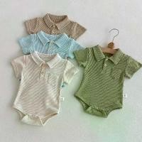 ราคา Ins ฤดูร้อนชุดบอดี้สูทเด็กทารกเสื้อผ้าเด็กทารกแรกเกิด Minimalist สี่สี POLO เสื้อออกแบบ Breathable แขนสั้น Jumpsuit เด็กทารก Romper 0-2 ปี มีบริการเก็บปลายทาง (1731738496032081000)