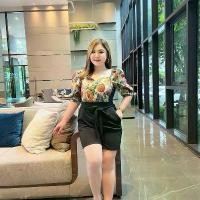 ราคา Rosy Jumpsuit JS25 ชุดจั๊มสูทขาสั้น ชุดออกงาน เสื้อผ้าสาวอวบ (1729464233576270531)