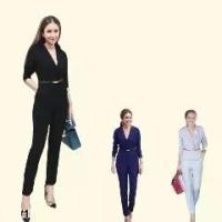 ราคา TW1660 จั้มสูทขายาว คอปกเชิ้ต ดูลุคเรียบหรู ผู้หญิง Jumpsuit (1729565876438535031)