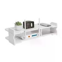ราคา ชั้นวางเราเตอร์ไวไฟ ที่วางกล่องไวไฟ ชั้นเก็บเราเตอร์ Router rack ไม่ต้องเจาะผนัง ยาว 30cm 60cm วางเราท์เตอร์ กล่องสัญญาณทีวี (1732221487109933480)