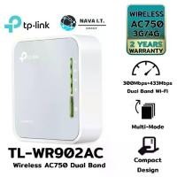 ราคา TP-LINK TL-WR902AC ROUTER WIRELESS AC750 DUAL BAND PORTABLE LIFETIME WARRANTY (1730047968431081616)
