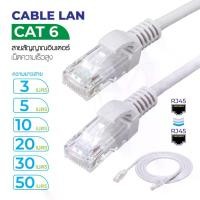 ราคา สายแลน Cat6 Ethernet Cable 2M/3M/5M/10M/15M/20M/30M/40M/50M ความเร็ว10/100/1000 Mbps UTP สายเคเบิลเครือข่ายอินเทอร์เน็ต RJ45 Patch LAN สำหรับ Router Modem DSL (1729636582300747944)