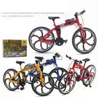 ราคา COD โมเดล รถจักยาน Mountain Bicycle Bike Die-cast Model จักยานเสือภูเขา (พับได้) สเกล 1/10 08183A # (1732221715921405919)