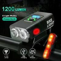 ราคา ชุดไฟจักรยาน LED แบบพกพา ชาร์จ USB ไฟหน้า 6 โหมด ตัวอลูมิเนียม ไฟท้ายนิรภัย เหมาะสำหรับการปั่นจักรยาน ปั่นจักรยาน และขี่มอเตอร์ไซค์ japan bicycle โก่ง สติก จักรยาน โก่ง สติก (1732099172283286946)