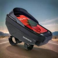 ราคา 1L Bike Phone Bag Waterproof Bicycle Bag Upper Tube สำหรับสมาร์ทโฟน 4.7-6.8in (1731472666706872081)