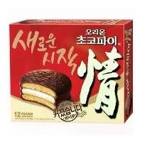 ราคา ช็อกโกพาย (ขนมปังเคลือบช็อกโกแลตสอดไส้มาร์ชเมลโลว์) CHOCOPIE SNACK (ORION BRAND) 오리온 초코파이 (1731341066839623026)