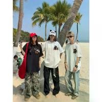 ราคา เสื้อยืดแขนสั้นปักตัวอักษรสไตล์อเมริกันสำหรับผู้หญิง เสื้อคู่รักคุณภาพสูง แฟชั่น ฤดูร้อน มาใหม่ พร้อมดีไซน์ตะขอและห่วง เสื้อ ซับ ใน เสื้อ กล้าม มี บรา ใน ตัว งาน จัดเซต p (1732330014870113257)
