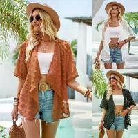 ราคา เสื้อผ้าผู้หญิง แฟชั่นอิสระ สไตล์ลำลอง ฤดูร้อน มาใหม่ ดีไซน์ยุโรปและอเมริกา สีพื้น ผ้าฟลีซปานกลาง เสื้อคาร์ดิแกนบาง สำหรับผู้หญิง เ ส ื ้ อ อก 50 เสื้อผ้า ขาวม้า ผู้ หญิ (1731301317450827507)