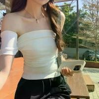 ราคา เสื้อยืดลำลอง สไตล์ใหม่ฤดูร้อน Niche เปิดไหล่ แขนสั้น ไหล่ข้างเดียว สไตล์สั้น ดีไซน์รัดเอว สำหรับสาวฮอต เกาะอก ทานตะวัน เสื้อยืด เอว จั้ม เสื้อ ฮาวาย ลาย เป็ด เสื้อเชิ้ต โบว์ (1732300610789149003)