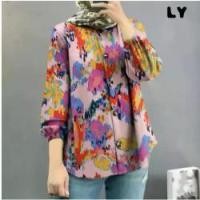 ราคา เสื้อเชิ้ตแขนยาวพิมพ์ลาย สไตล์ลำลอง ทรงหลวม แขนฟอง กระดุมหน้า เสื้อ คอปาด premium linen เสื้อ พื้นเมือง เสื้อ พื้นเมือง เหนือ เสื้อ ใส่ สบายๆ เชิ๊ต โบว์ หลัง แบร์น ดาหลา (1731210939135526896)