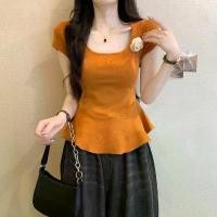 ราคา เสื้อถักลายดอกไม้ คอเหลี่ยม เสื้อยืดครอป ทรงสลิมฟิต ชายระบาย เหมาะกับฤดูร้อนของผู้หญิง ปัก 3D งาน จัดเซต เสื้อ แขนกุด premium linen ชุด เมอเมด เสื้อ ป้ายดาหลา แบร์น ดาหลา เส (1732298612272302224)